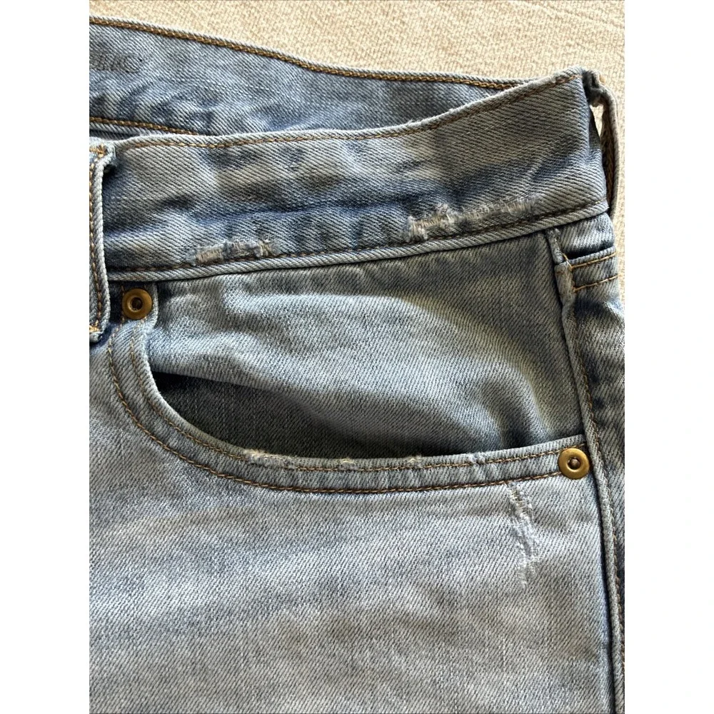 Banana Republic Men's Jeans 32 X 32** Light‎ Blue Wash Slim Fit distressed